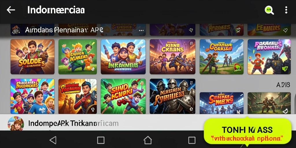 Tampilan antarmuka game yang ramah pengguna.