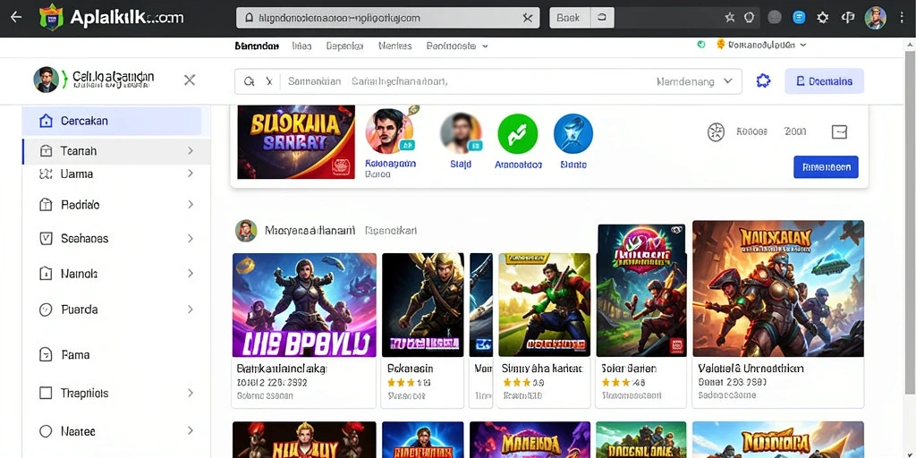 Tangkapan layar menampilkan gameplay yang menarik dengan karakter yang berwarna-warni.