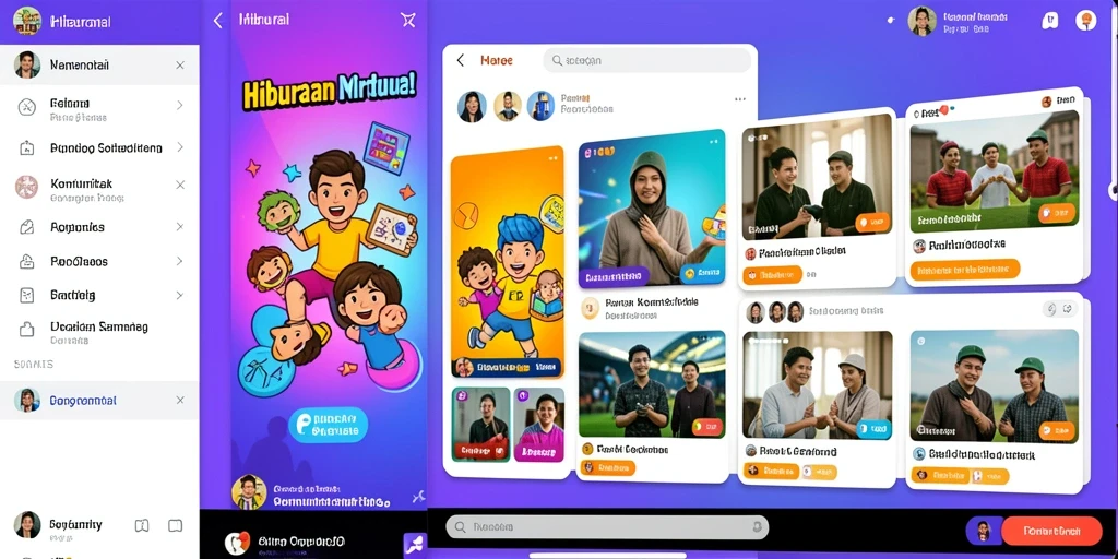 Tampilan antarmuka yang menarik dan intuitif.