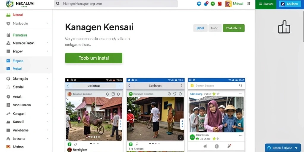 Tampilan antarmuka yang user-friendly.