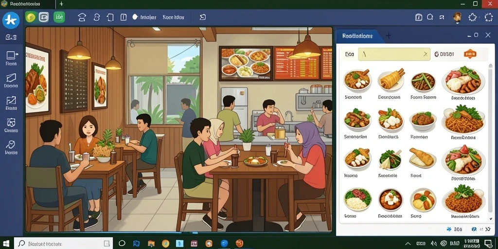 Tampilan beranda yang menarik dan informatif.