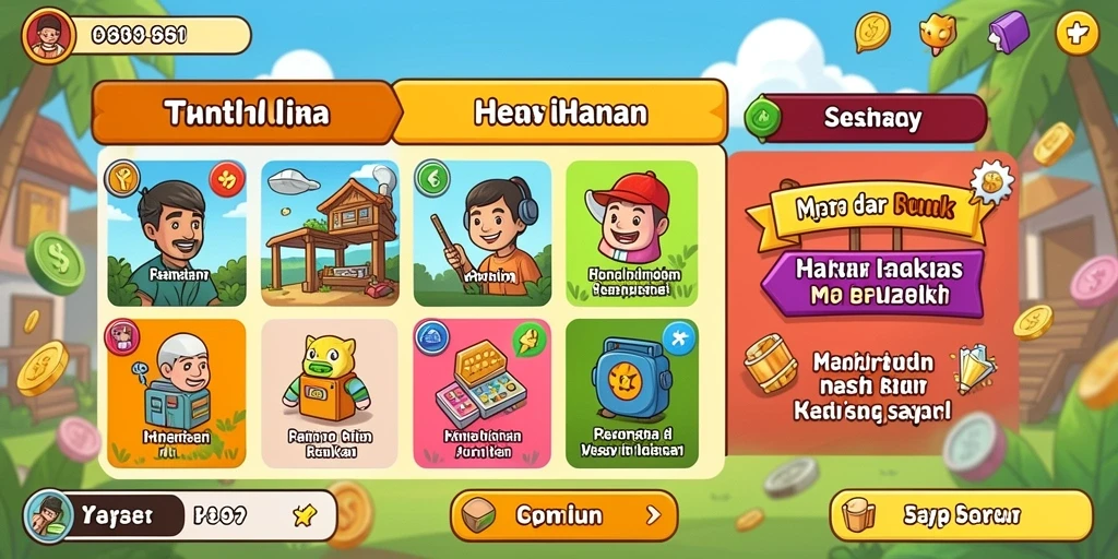 Tampilan utama game PPRRYY yang memukau.
