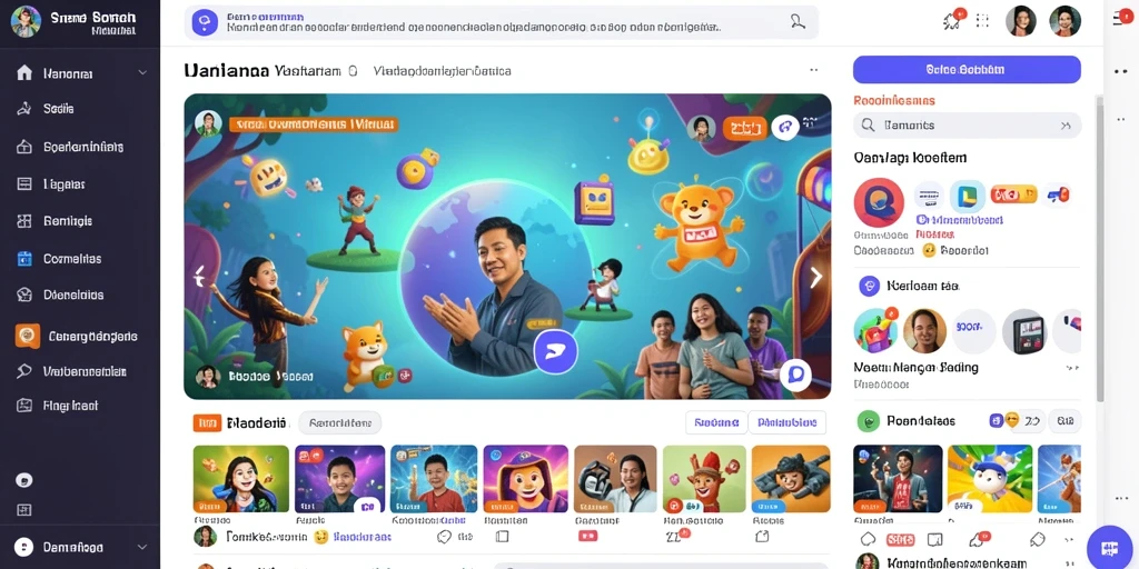 Tampilan awal aplikasi yang menarik dan intuitif.