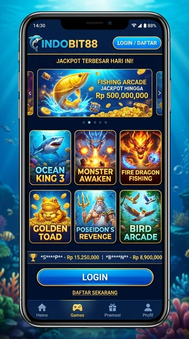 Galeri pratinjau visual indobit88 build APK resmi terbaru